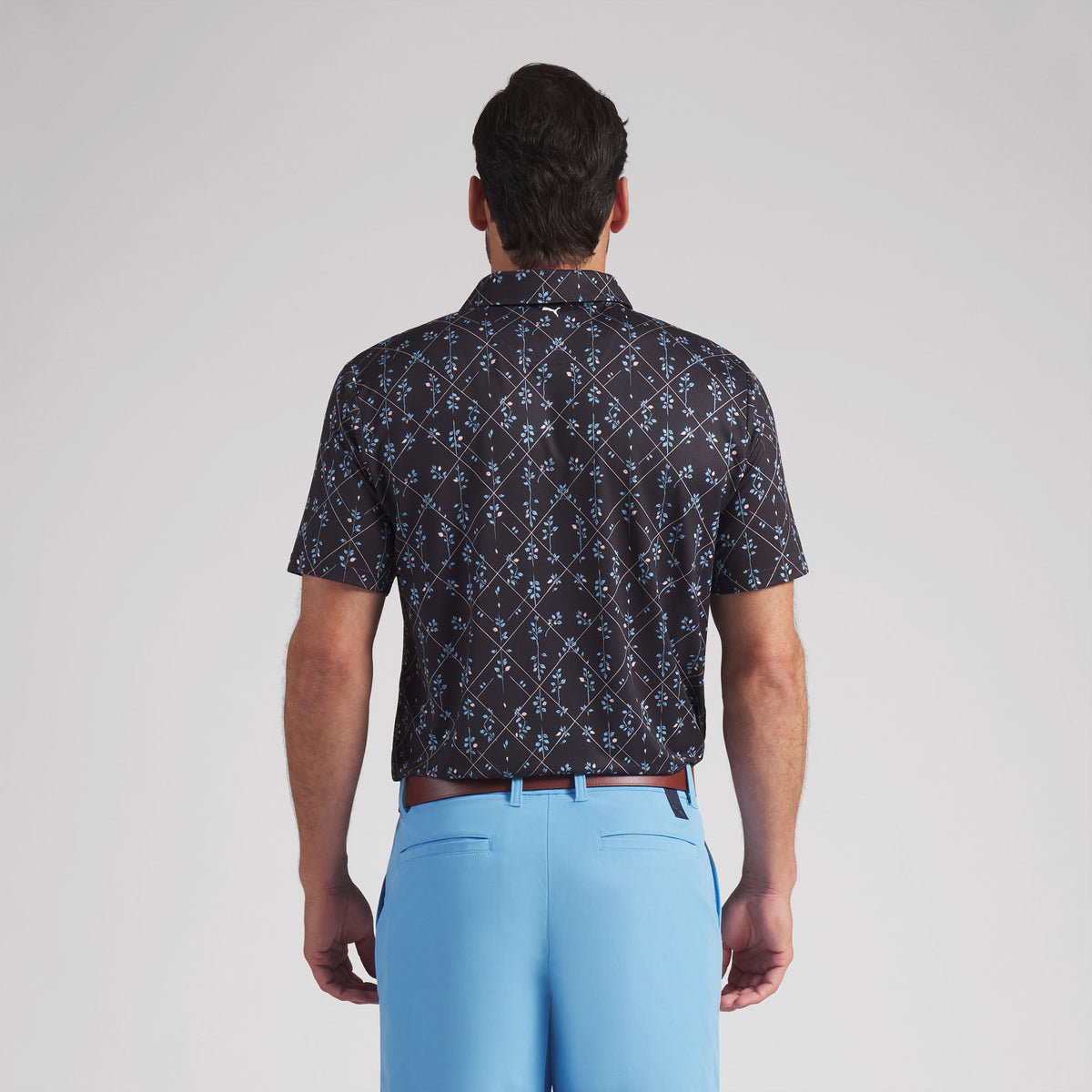 CLOUDSPUN Argyle Bloom BN Golf Polo - Puma Golf Great Value