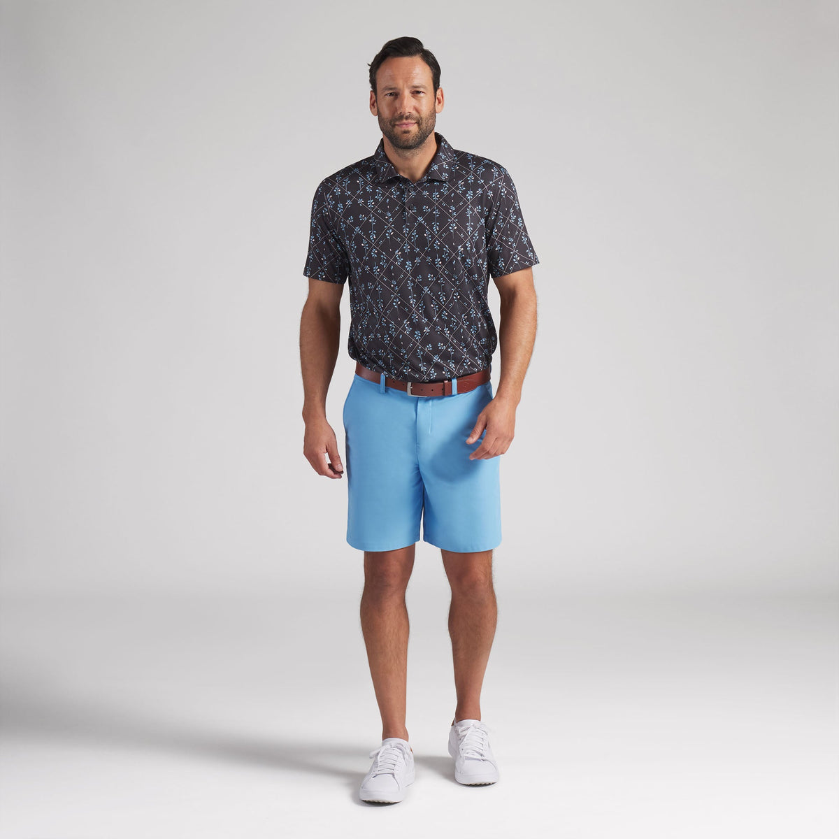CLOUDSPUN Argyle Bloom BN Golf Polo - Puma Golf Great Value