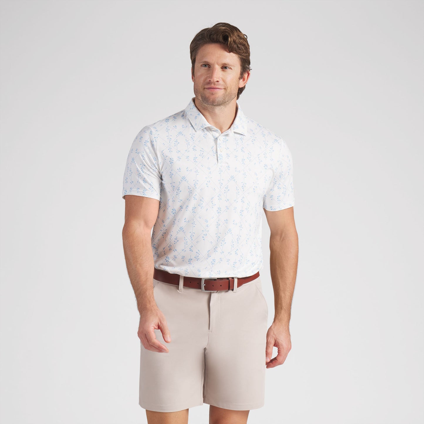 CLOUDSPUN Argyle Bloom BN Golf Polo - Puma Golf Great Value