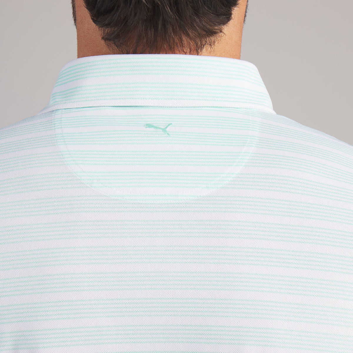 Clubhouse Stripe Golf Polo - Puma Golf Essential