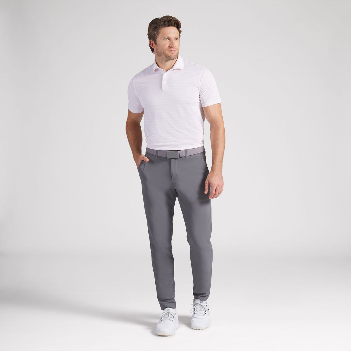 Clubhouse Stripe Golf Polo - Puma Golf Essential