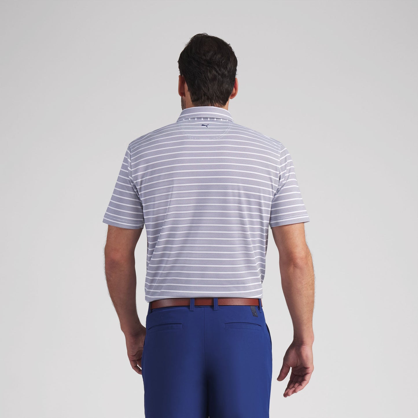 Clubhouse Stripe Golf Polo - Puma Golf Essential