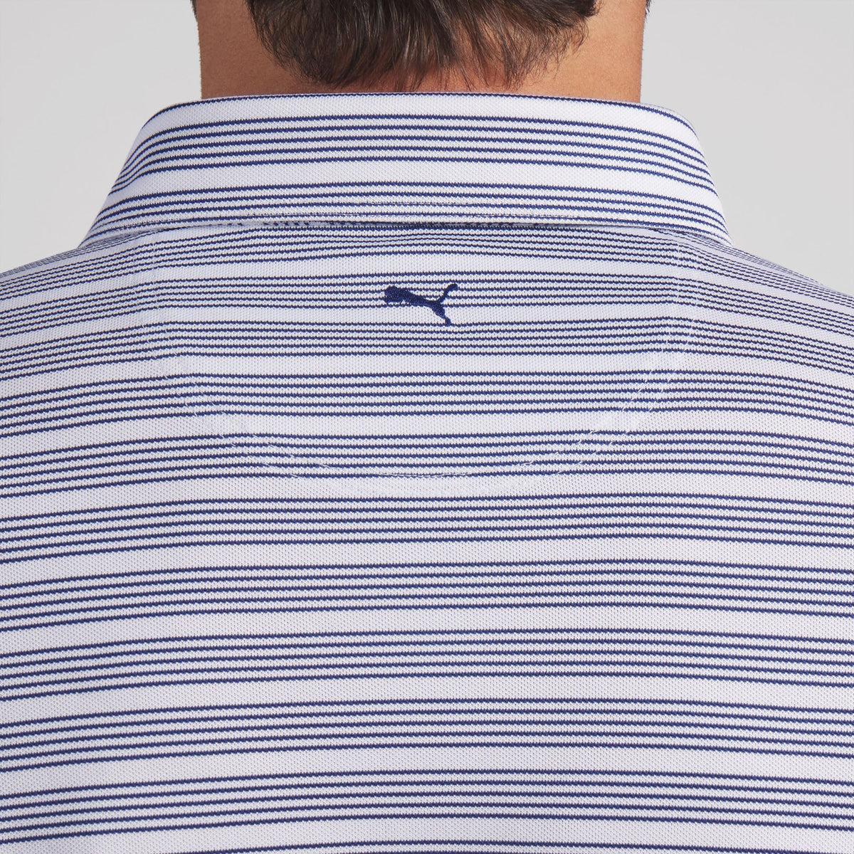Clubhouse Stripe Golf Polo - Puma Golf Essential