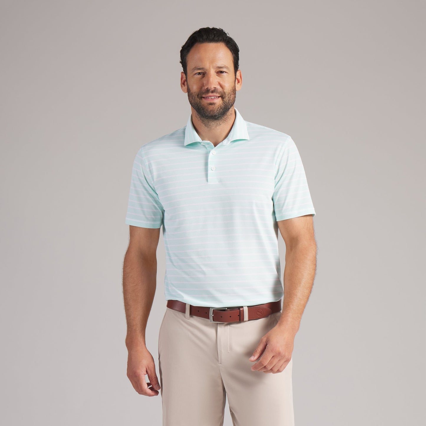 Clubhouse Stripe Golf Polo - Puma Golf Essential
