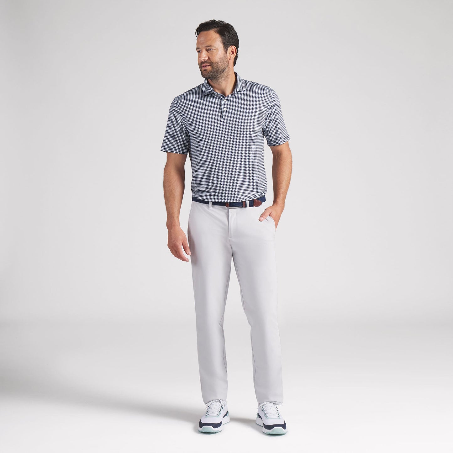 CLOUDSPUN Mono Check BN Golf Polo - Puma Golf Value