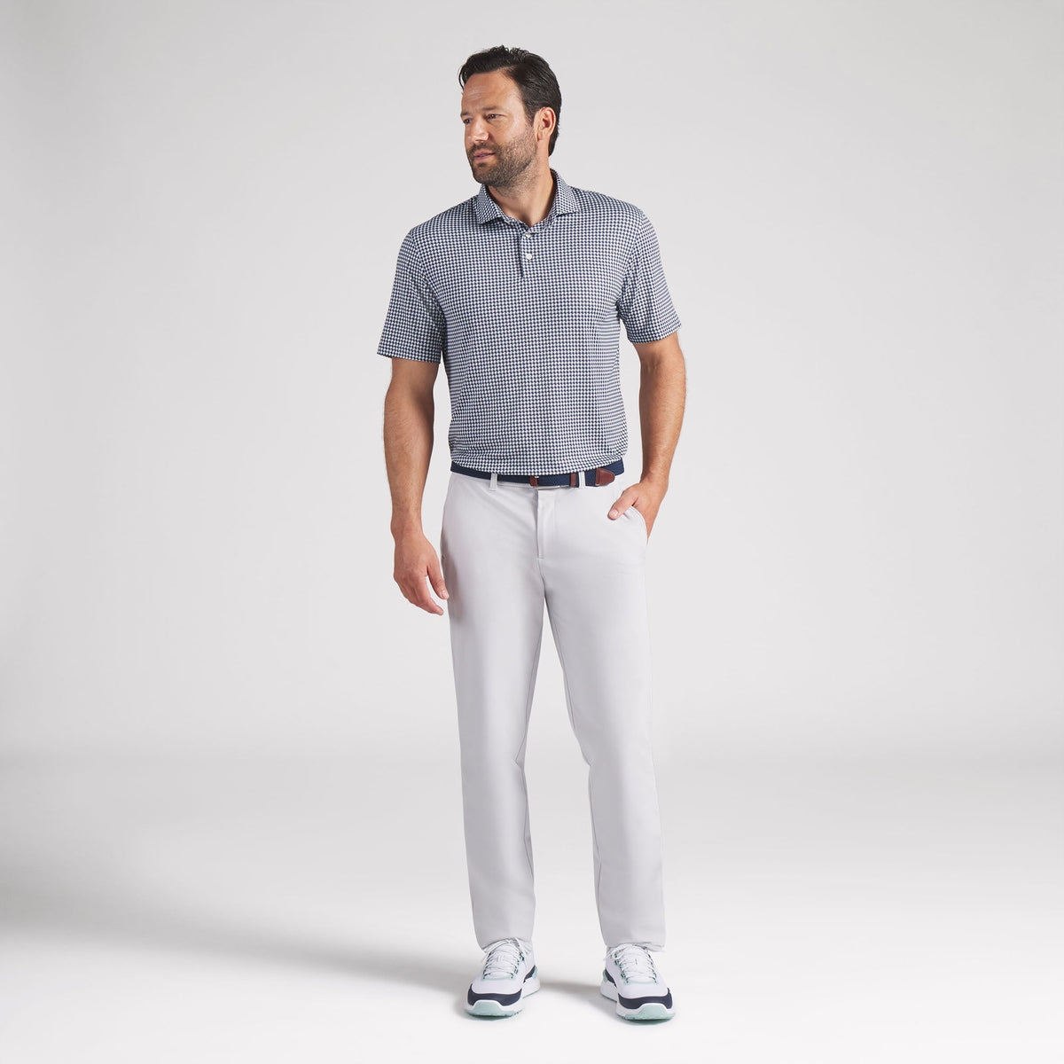 CLOUDSPUN Mono Check BN Golf Polo - Puma Golf Value