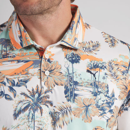 CLOUDSPUN Palm LC Golf Polo - Puma Golf Latest