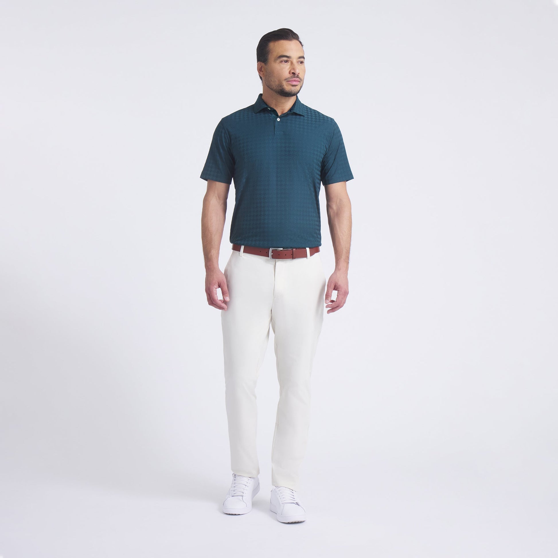 MATTR Houndstooth Golf Polo - Puma Golf Quality