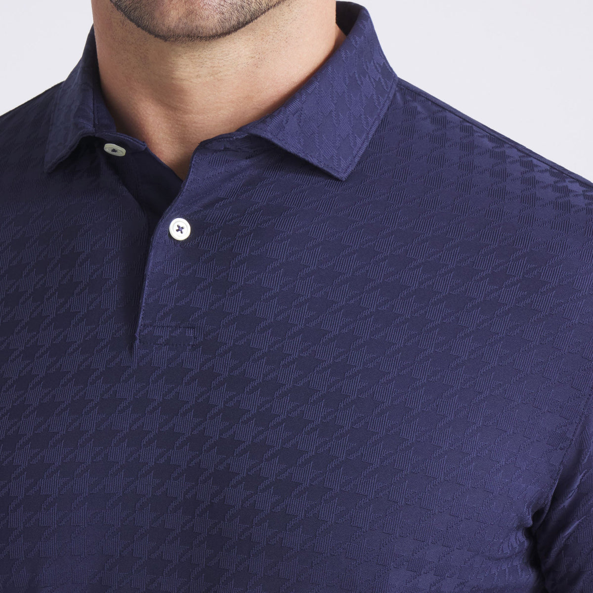 MATTR Houndstooth Golf Polo - Puma Golf Quality