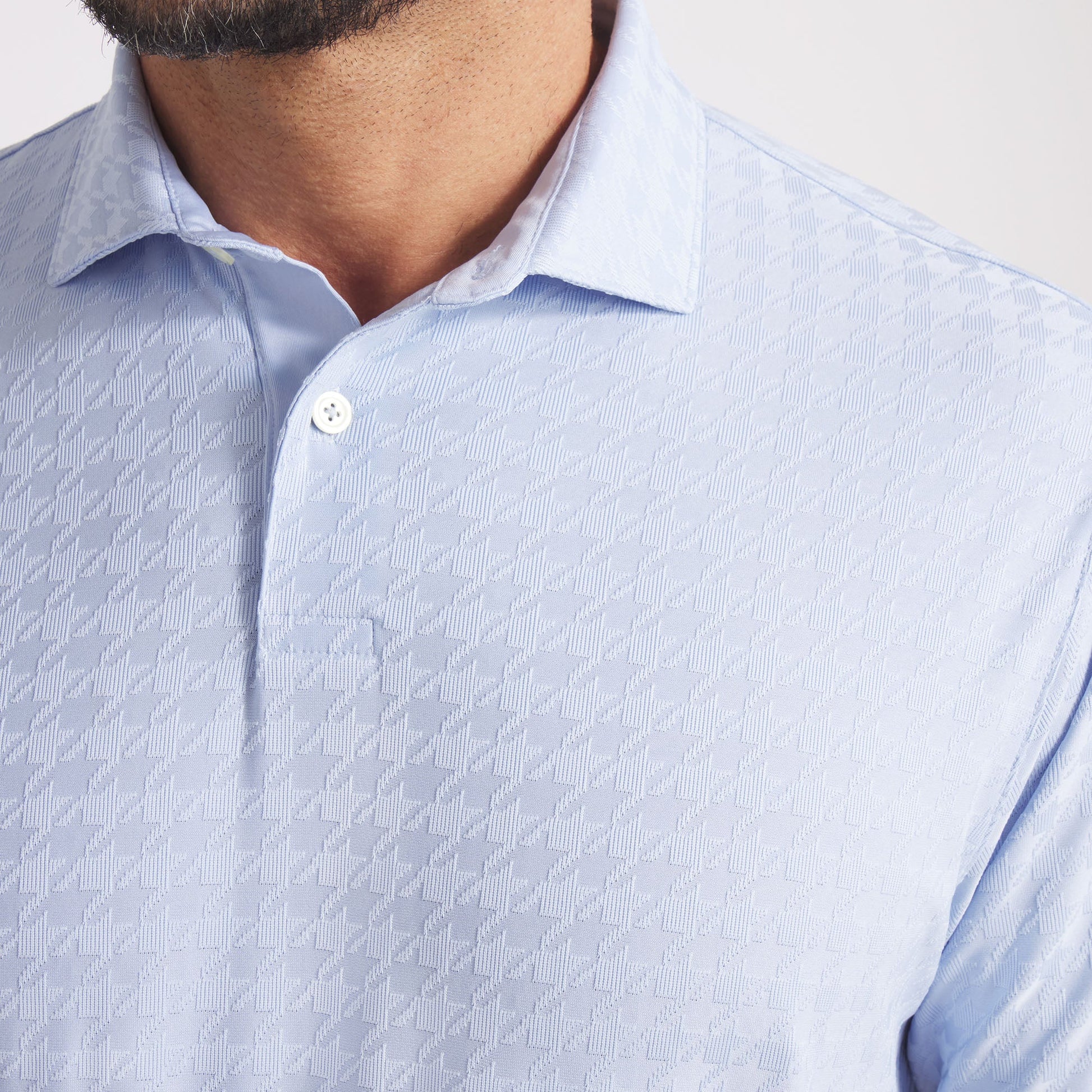MATTR Houndstooth Golf Polo - Puma Golf Quality