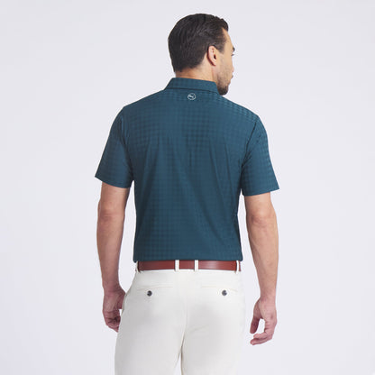 MATTR Houndstooth Golf Polo - Puma Golf Quality
