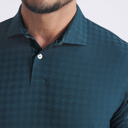 MATTR Houndstooth Golf Polo - Puma Golf Quality