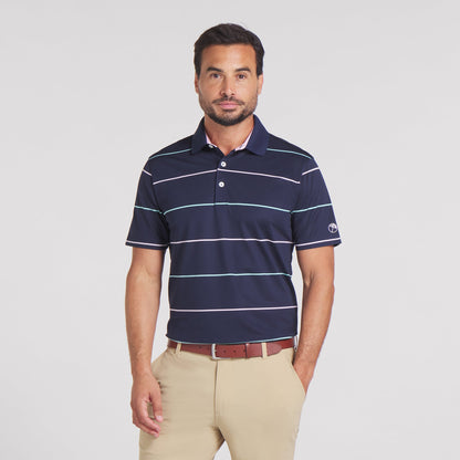 AP Rugby Stripe Golf Polo - Puma Golf Essential