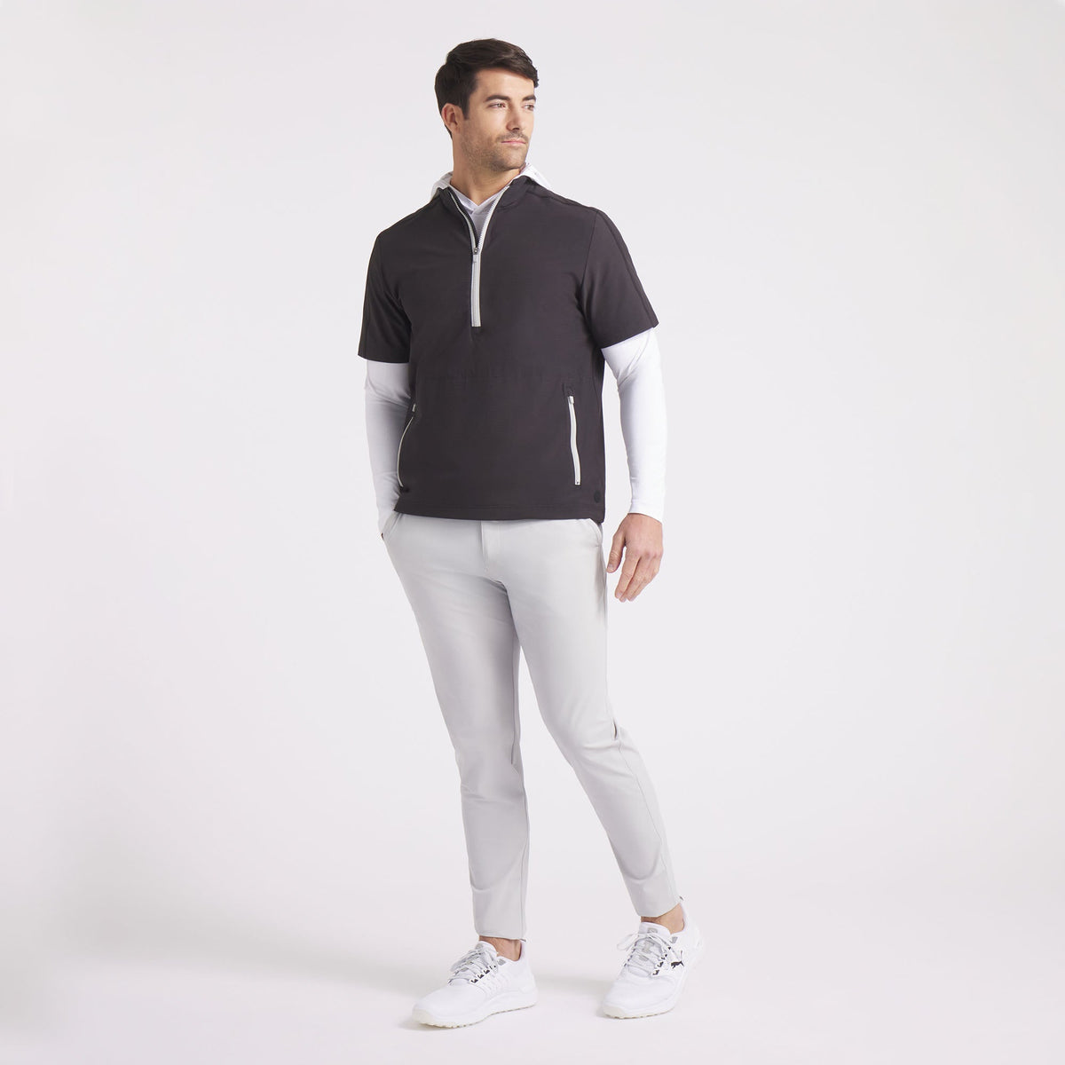 Ripguard Short Sleeve Pullover Golf Jacket - Puma Golf Trusted