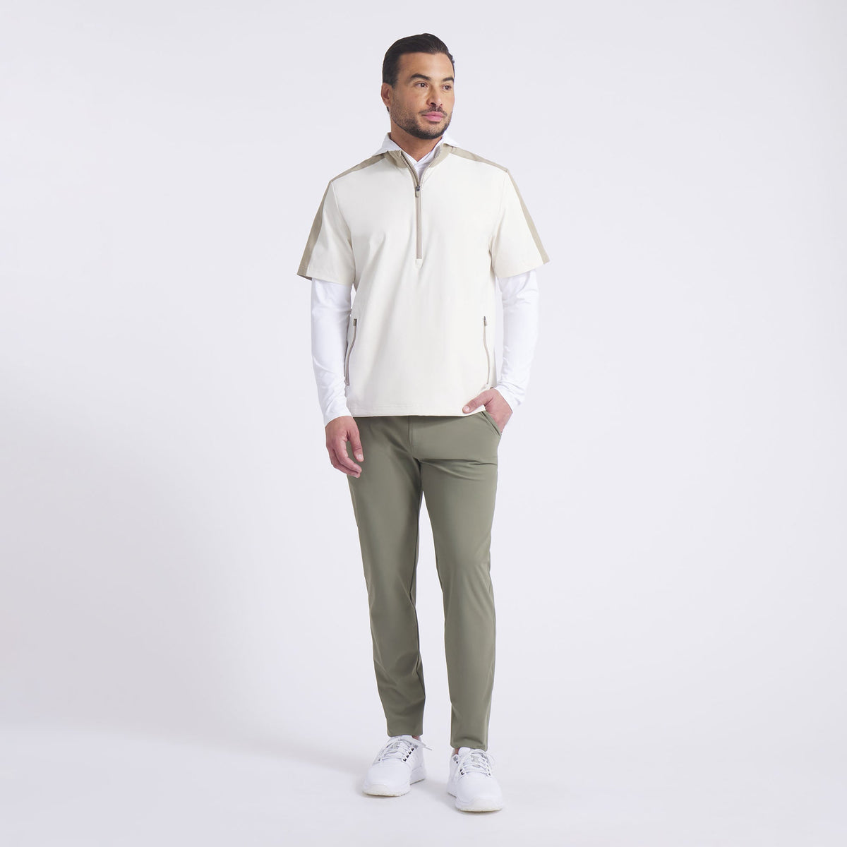 Ripguard Short Sleeve Pullover Golf Jacket - Puma Golf Trusted