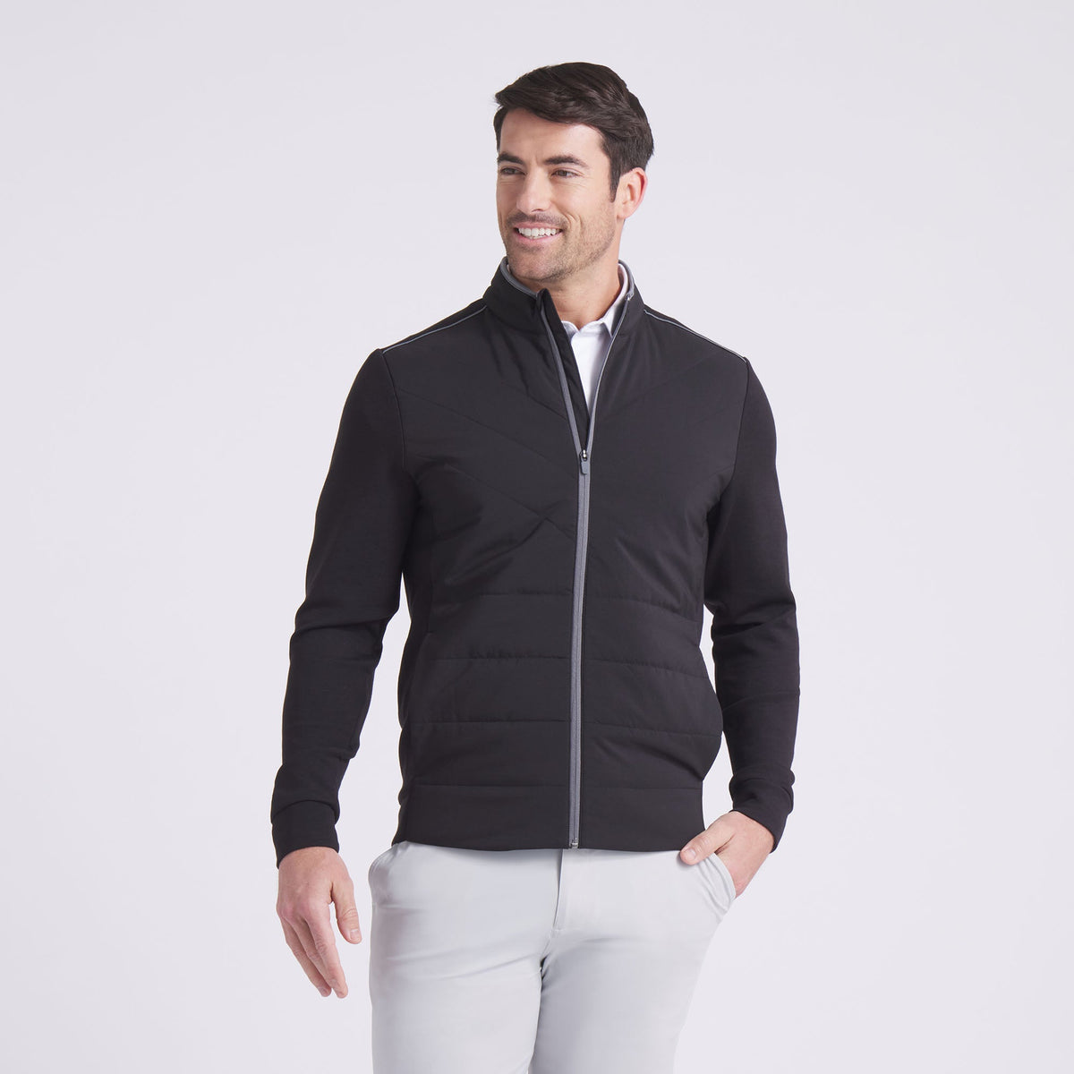 CLOUDSPUN Fleece Hybrid BN Golf Jacket - Puma Golf Essential
