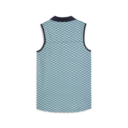 Women's CLOUDSPUN Scallop Sleeveless Golf Polo - Puma Golf Classic
