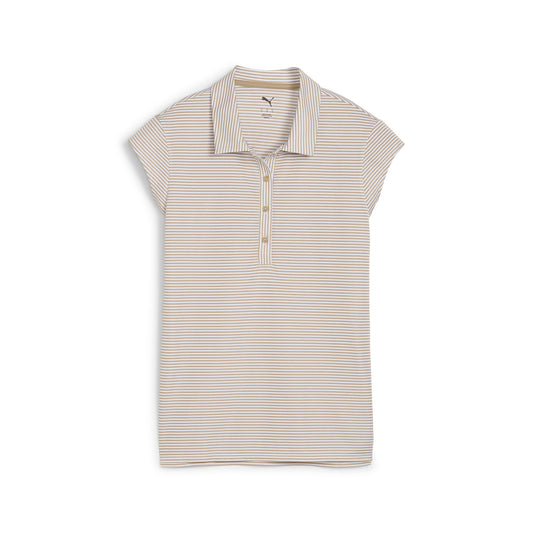 Women's Isle Pique Cap Sleeve Golf Polo - Puma Golf Essential