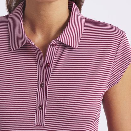 Women's Isle Pique Cap Sleeve Golf Polo - Puma Golf Essential