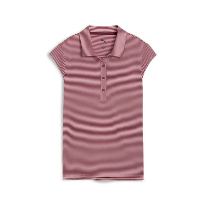 Women's Isle Pique Cap Sleeve Golf Polo - Puma Golf Essential