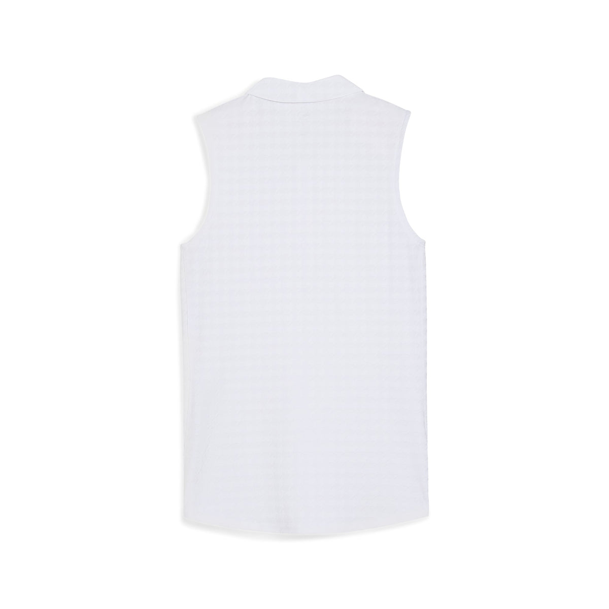 Women's Houndstooth Sleeveless Golf Polo - Puma Golf Everyday