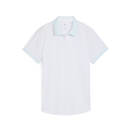 Women's MATTR Stripe Jacquard Golf Polo - Puma Golf Value