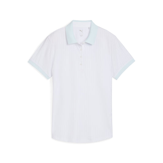 Women's MATTR Stripe Jacquard Golf Polo - Puma Golf Value