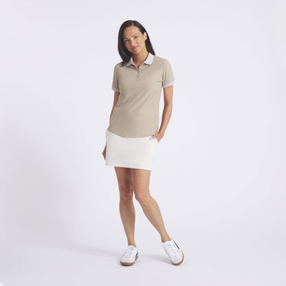 Women's MATTR Stripe Jacquard Golf Polo - Puma Golf Value