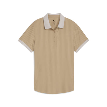 Women's MATTR Stripe Jacquard Golf Polo - Puma Golf Value