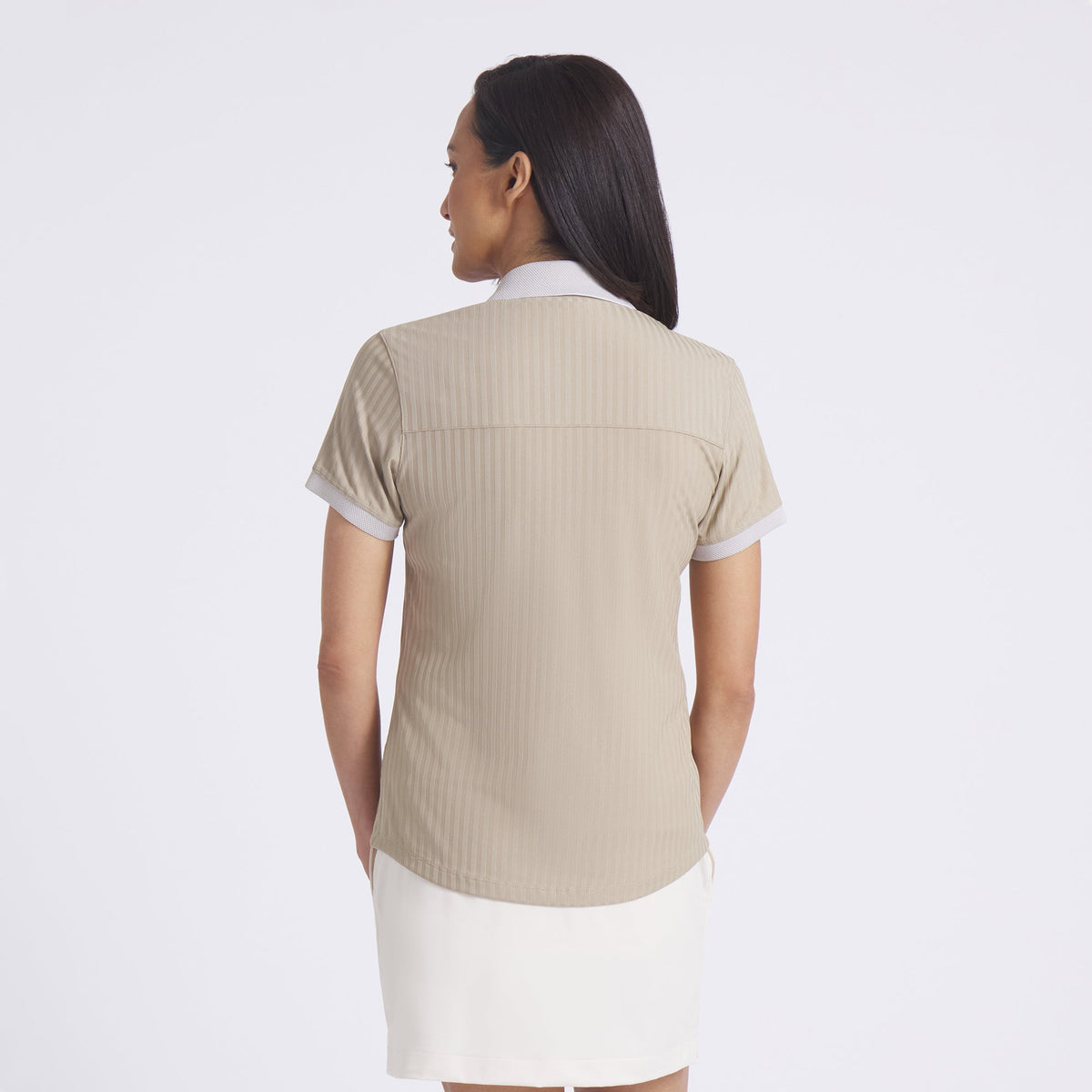 Women's MATTR Stripe Jacquard Golf Polo - Puma Golf Value