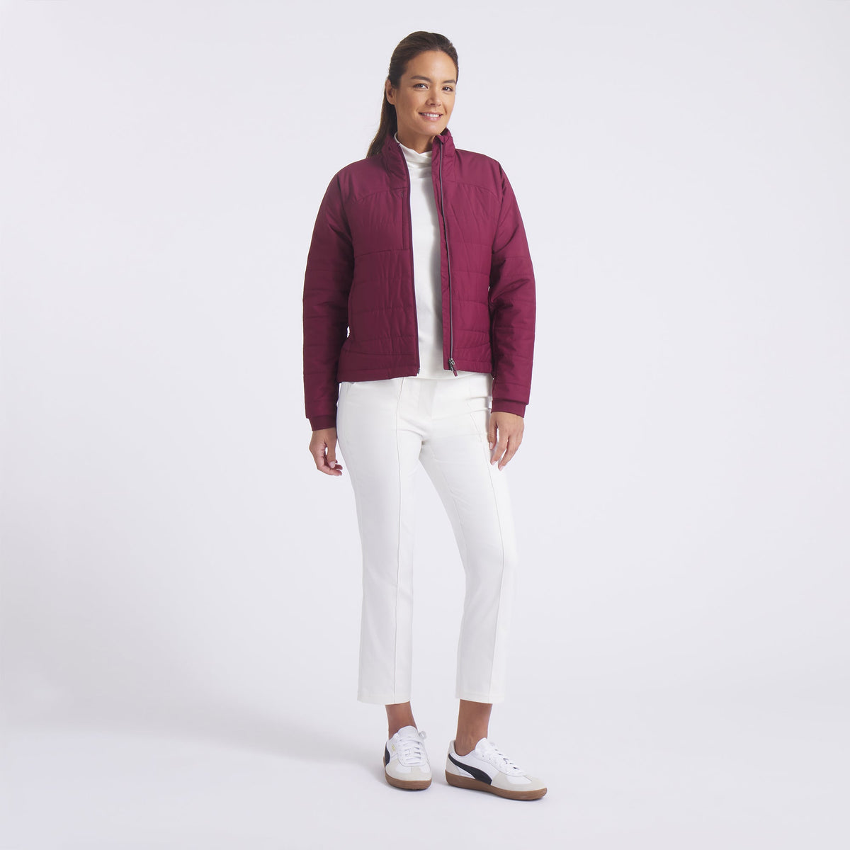 Women's Kyley Quilted Golf Jacket - Puma Golf Great Value