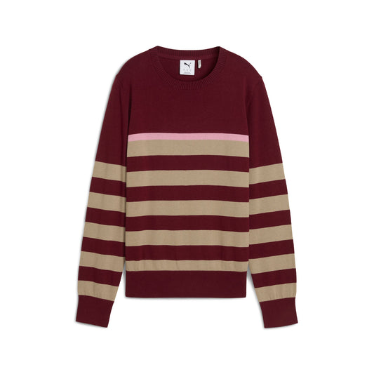 Women's Resort Stripe Golf Sweater - Puma Golf Classic