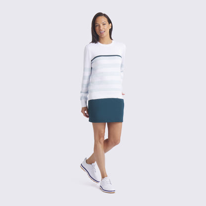 Women's Resort Stripe Golf Sweater - Puma Golf Classic