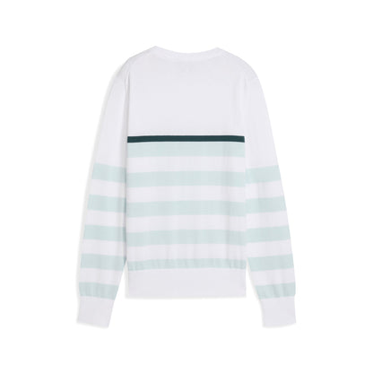 Women's Resort Stripe Golf Sweater - Puma Golf Classic