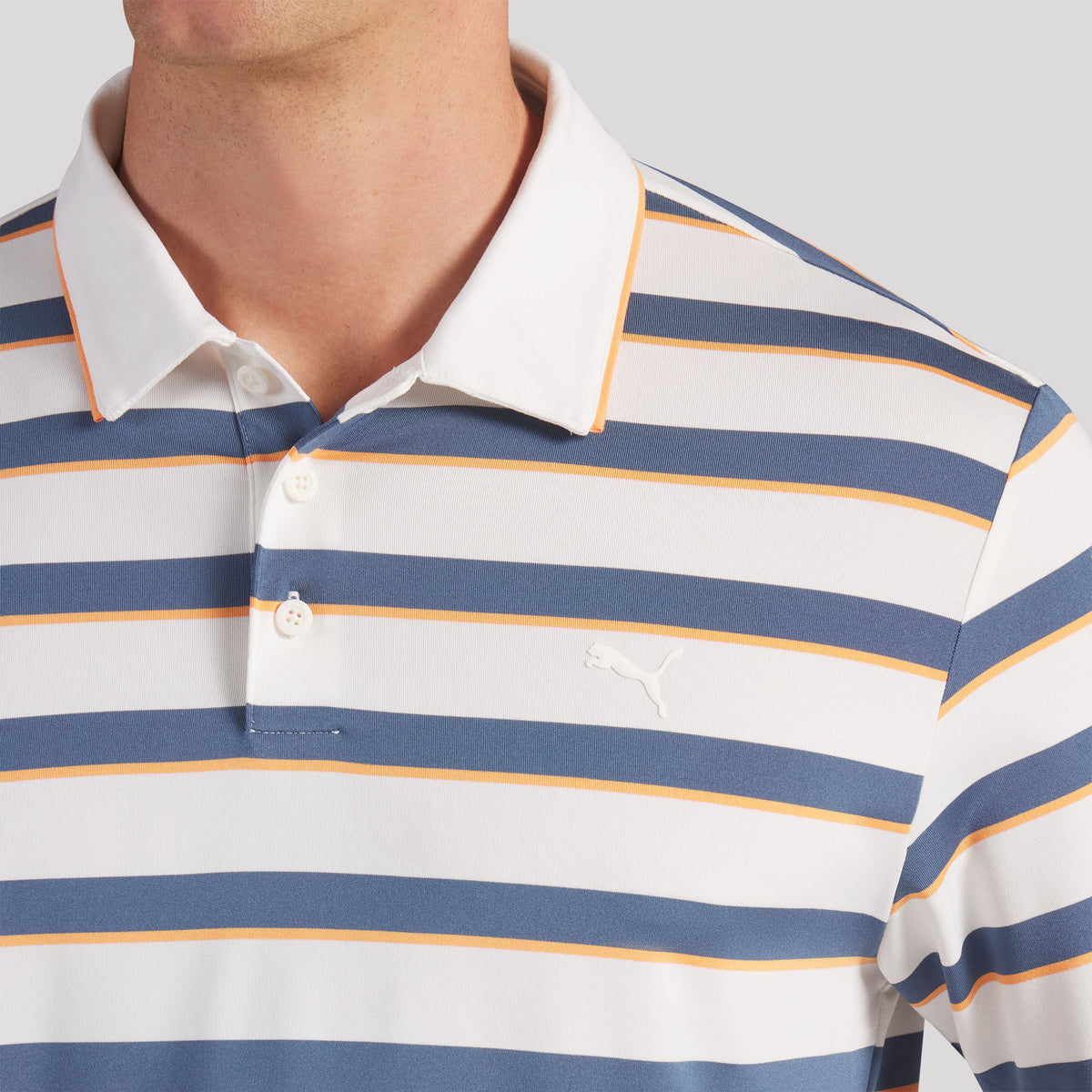 CLOUDSPUN Stripe Golf Polo - Puma Golf Value