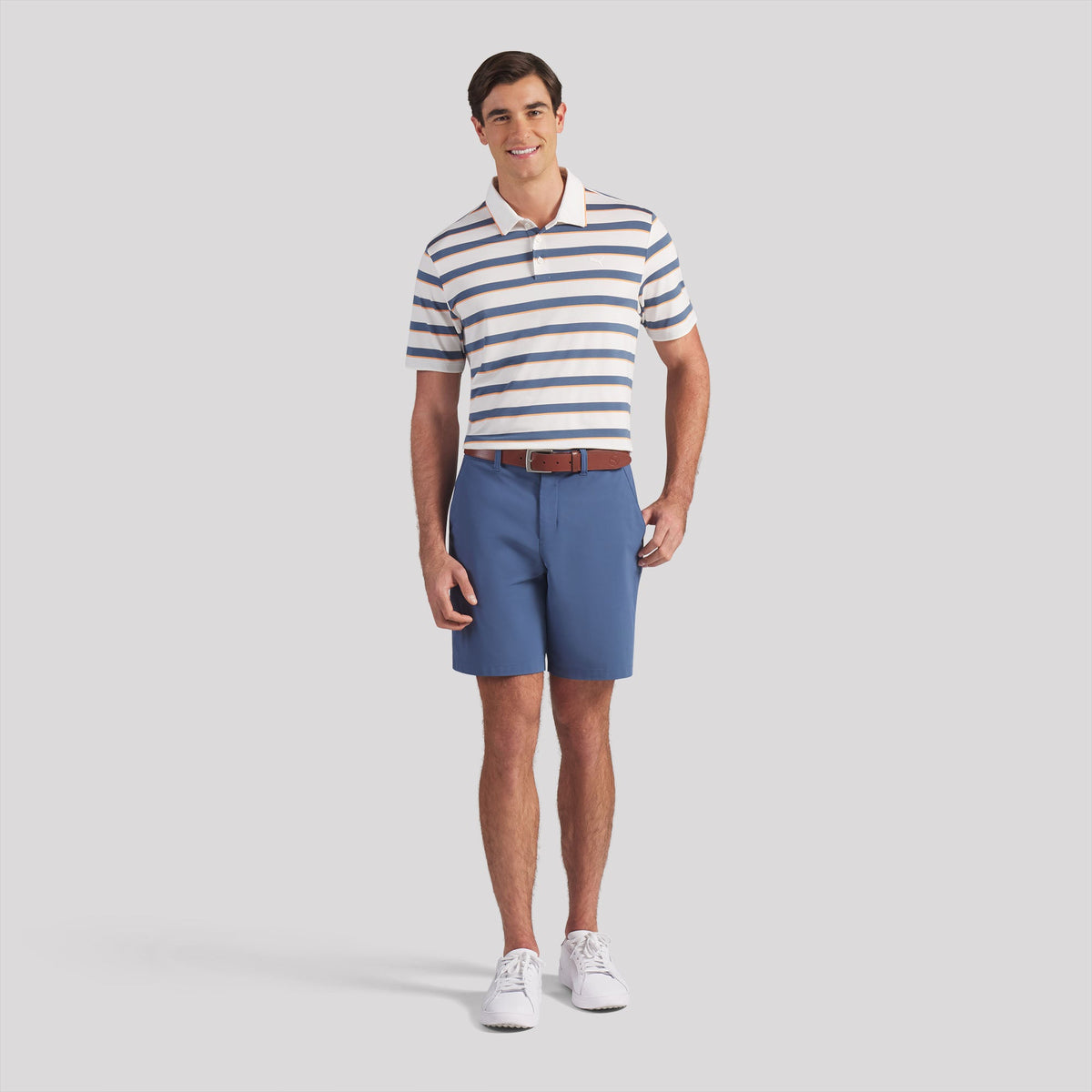CLOUDSPUN Stripe Golf Polo - Puma Golf Value