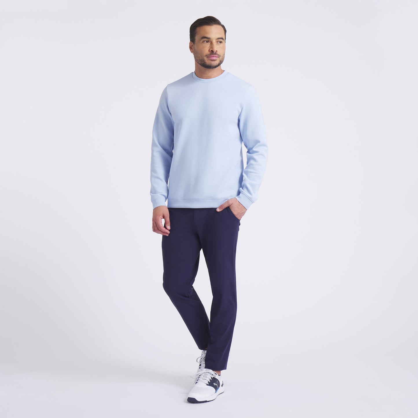 CLOUDSPUN Fleece Crewneck Golf Sweater - Puma Golf Essential