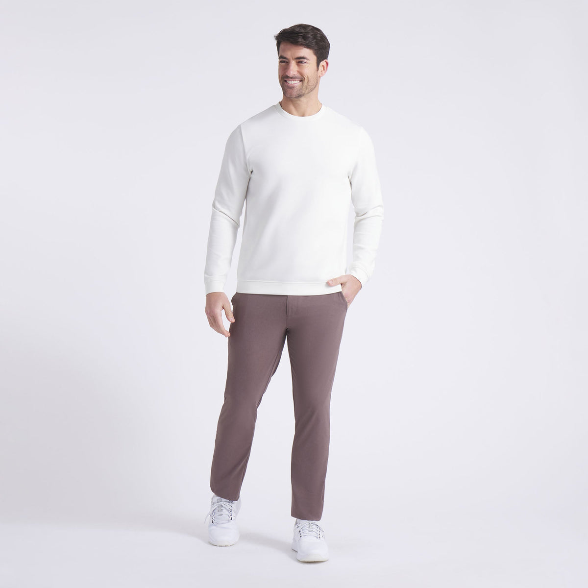 CLOUDSPUN Fleece Crewneck Golf Sweater - Puma Golf Essential