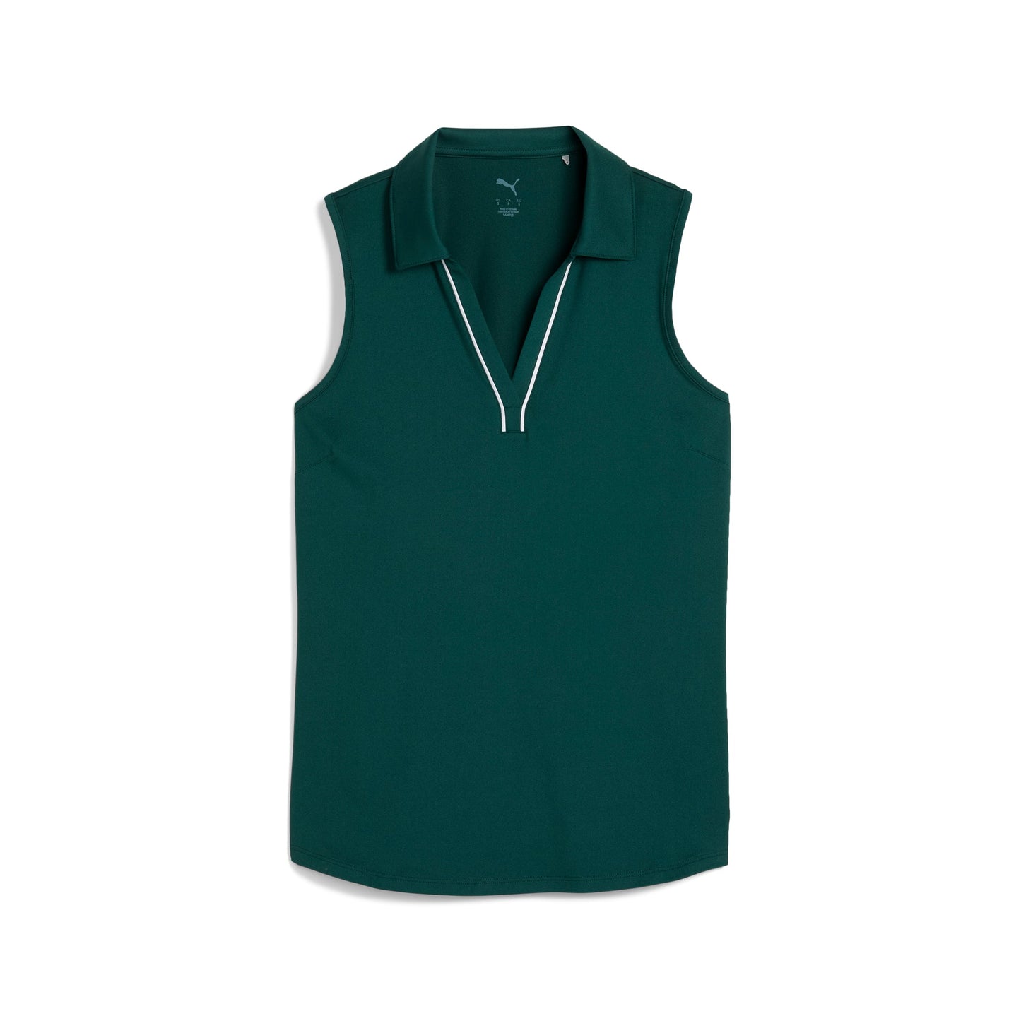 Women's CLOUDSPUN Piped Sleeveless Golf Polo - Puma Golf Great Value