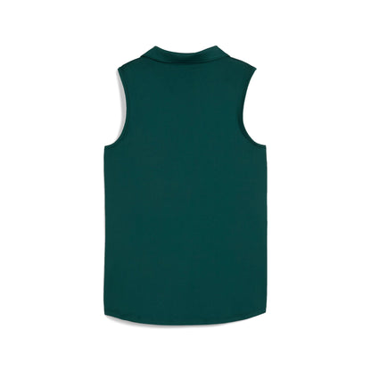 Women's CLOUDSPUN Piped Sleeveless Golf Polo - Puma Golf Great Value
