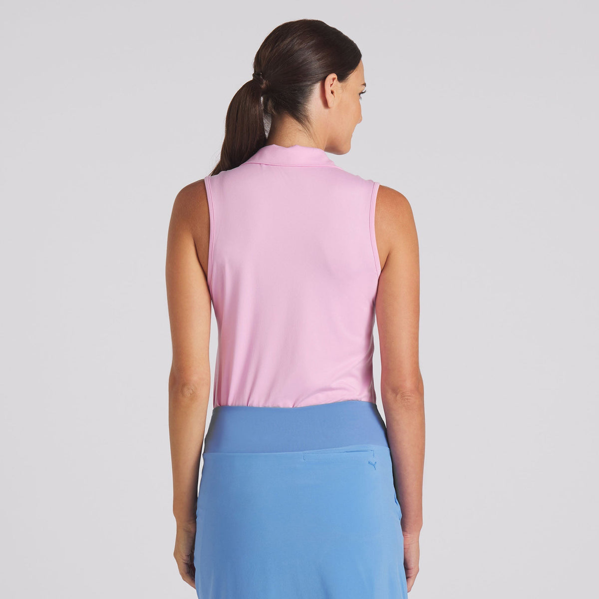 Women's CLOUDSPUN Piped Sleeveless Golf Polo - Puma Golf Great Value