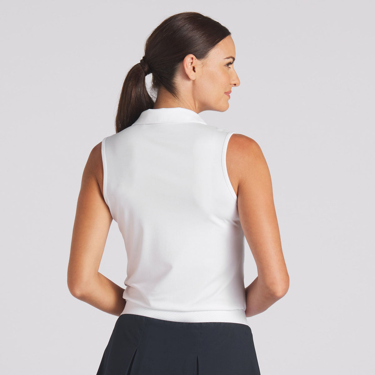 Women's CLOUDSPUN Piped Sleeveless Golf Polo - Puma Golf Great Value