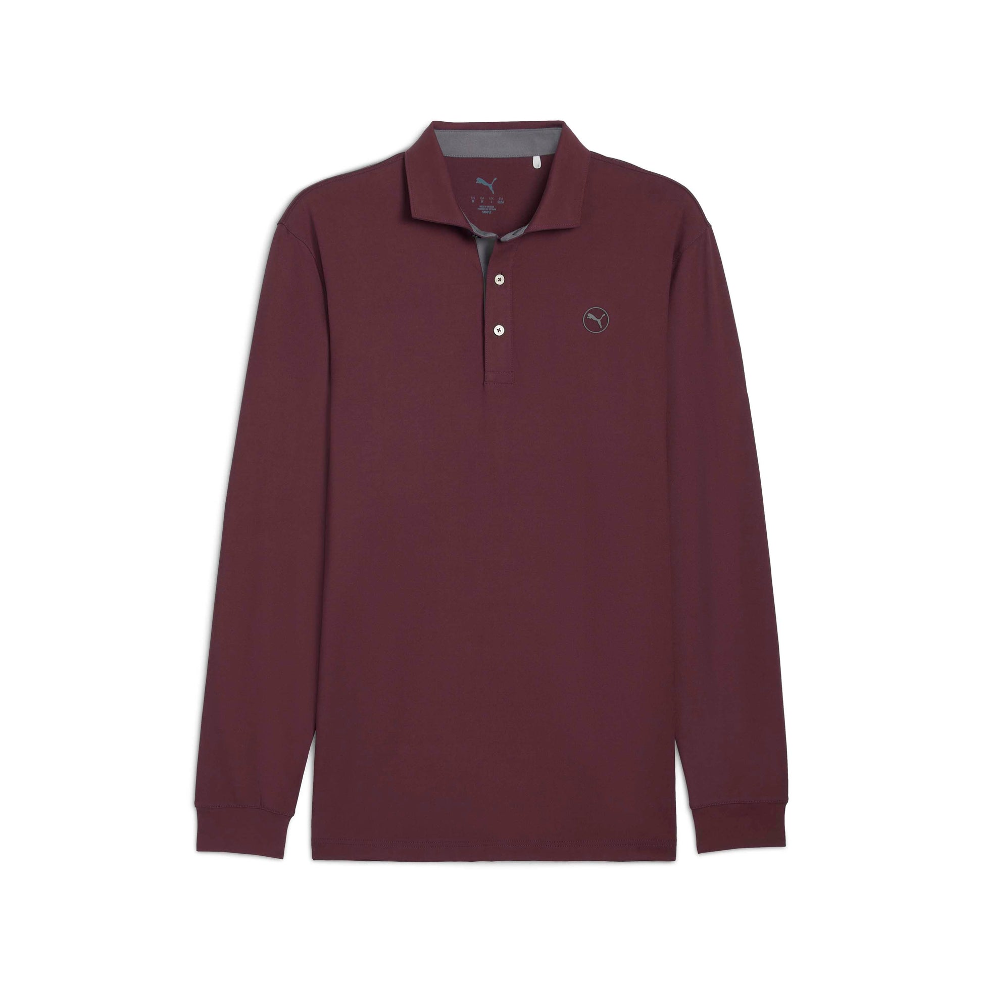 CLOUDSPUN Long Sleeve Midweight Golf Polo - Puma Golf Classic