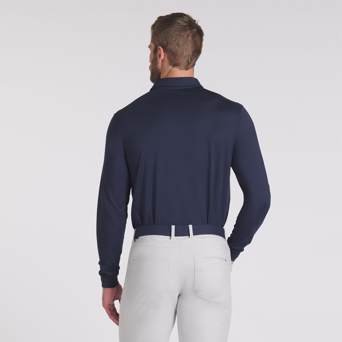 CLOUDSPUN Long Sleeve Midweight Golf Polo - Puma Golf Classic