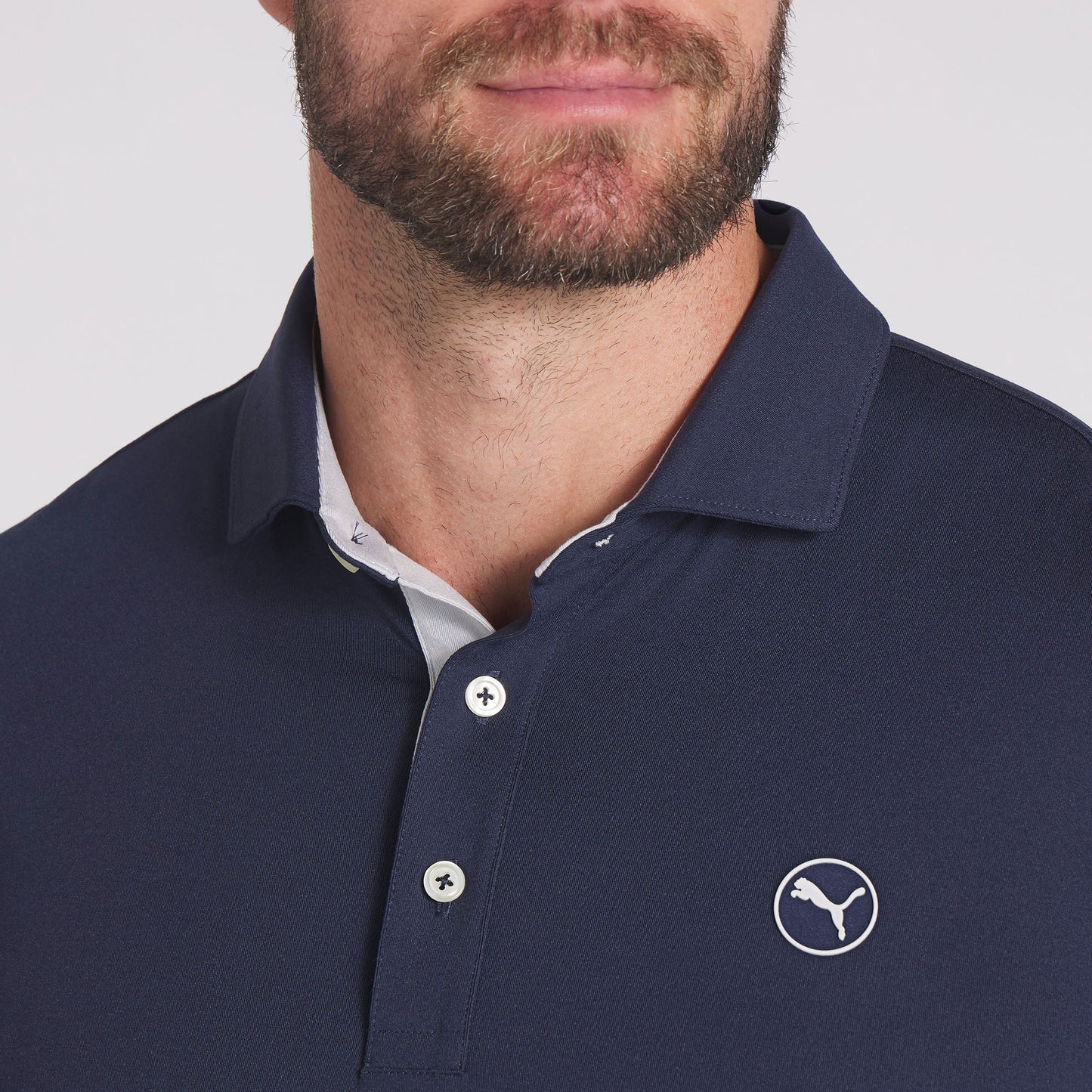 CLOUDSPUN Long Sleeve Midweight Golf Polo - Puma Golf Classic