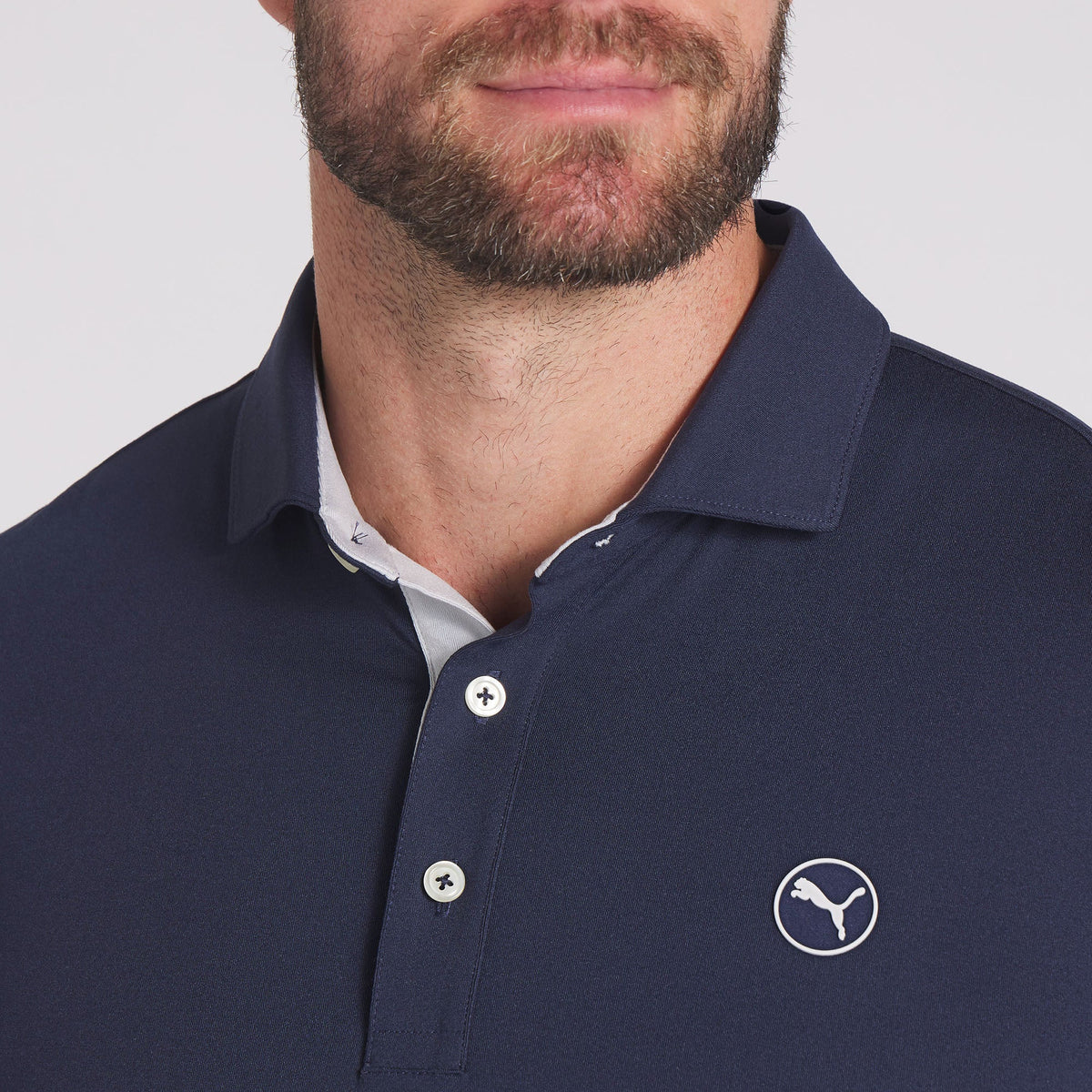 CLOUDSPUN Long Sleeve Midweight Golf Polo - Puma Golf Classic