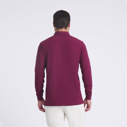 CLOUDSPUN Long Sleeve Midweight Golf Polo - Puma Golf Classic