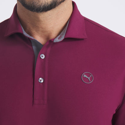 CLOUDSPUN Long Sleeve Midweight Golf Polo - Puma Golf Classic